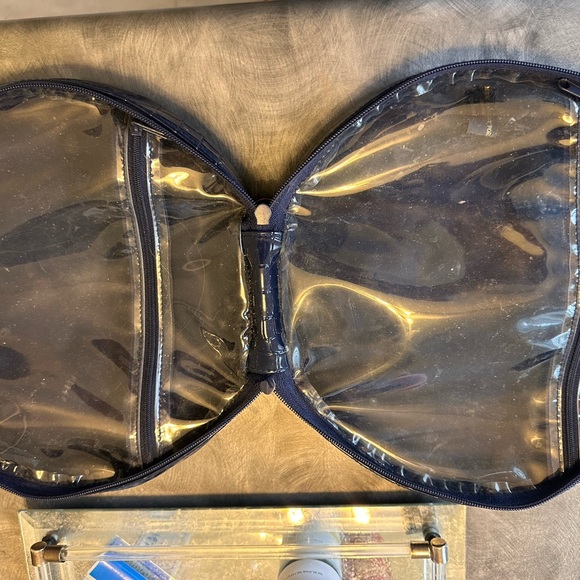 Vintage Givenchy make up bag navy blue - Picture 6 of 8